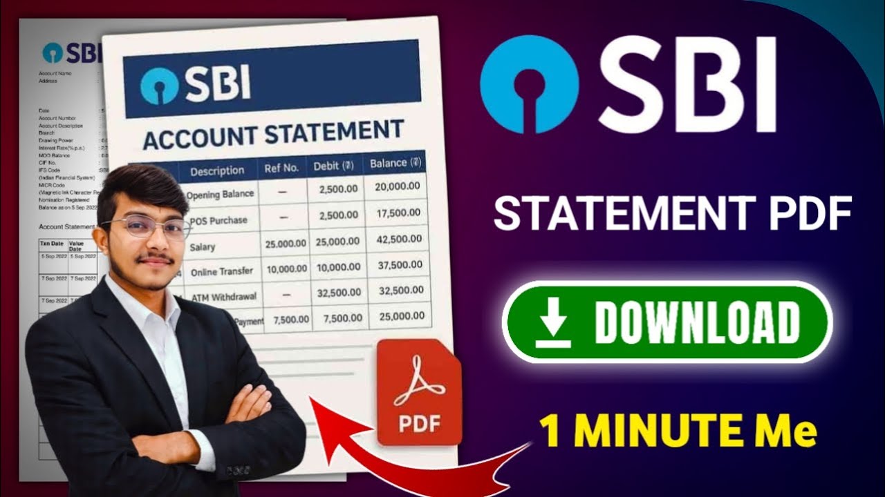 SBI Statement PDF Download Kaise Kare | YONO App Se 1 Minute Me (2026)