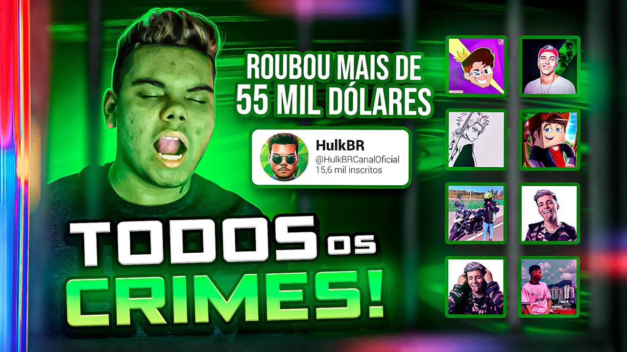 O EXPOSED FINAL: HulkBR e TODOS OS SEUS CRIMES ATUAIS! - Investigação Detetive Youtuber