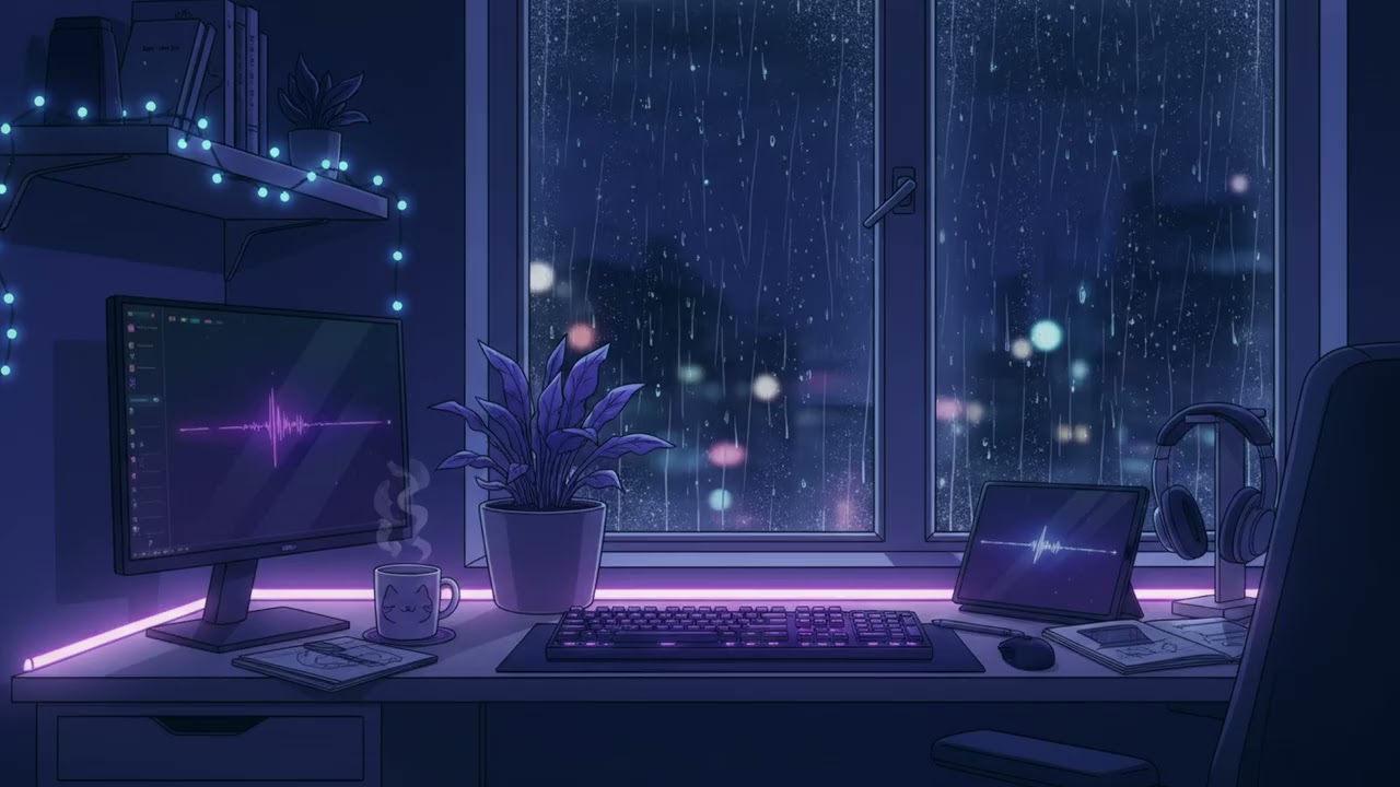 lofi beats for late night study & rain — Midnight Notes Vol. 4
