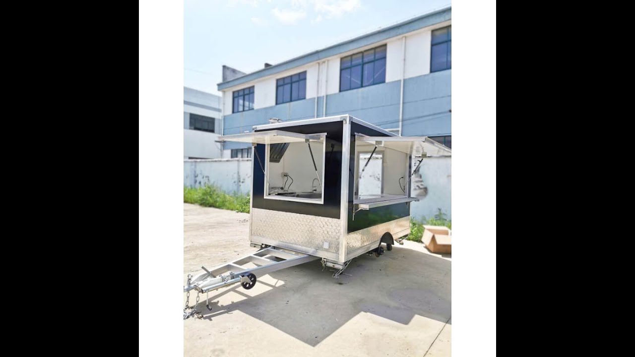 Custom Food Trailer: 10' Boxer Model with Arete Food Trailers