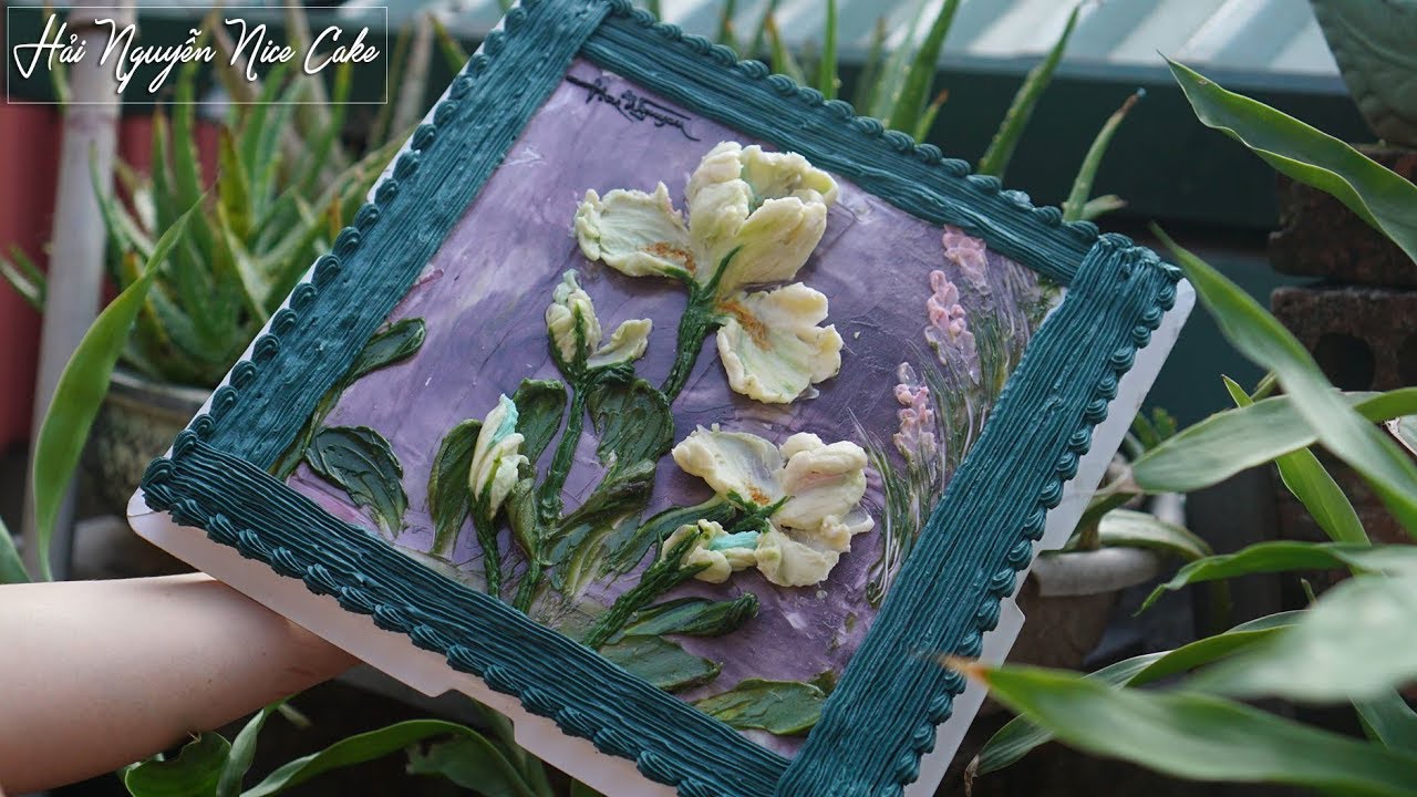 Cách Đắp Hoa Nổi Với Kem Bơ Độc Đáo - Embossing Flowers by Buttercream