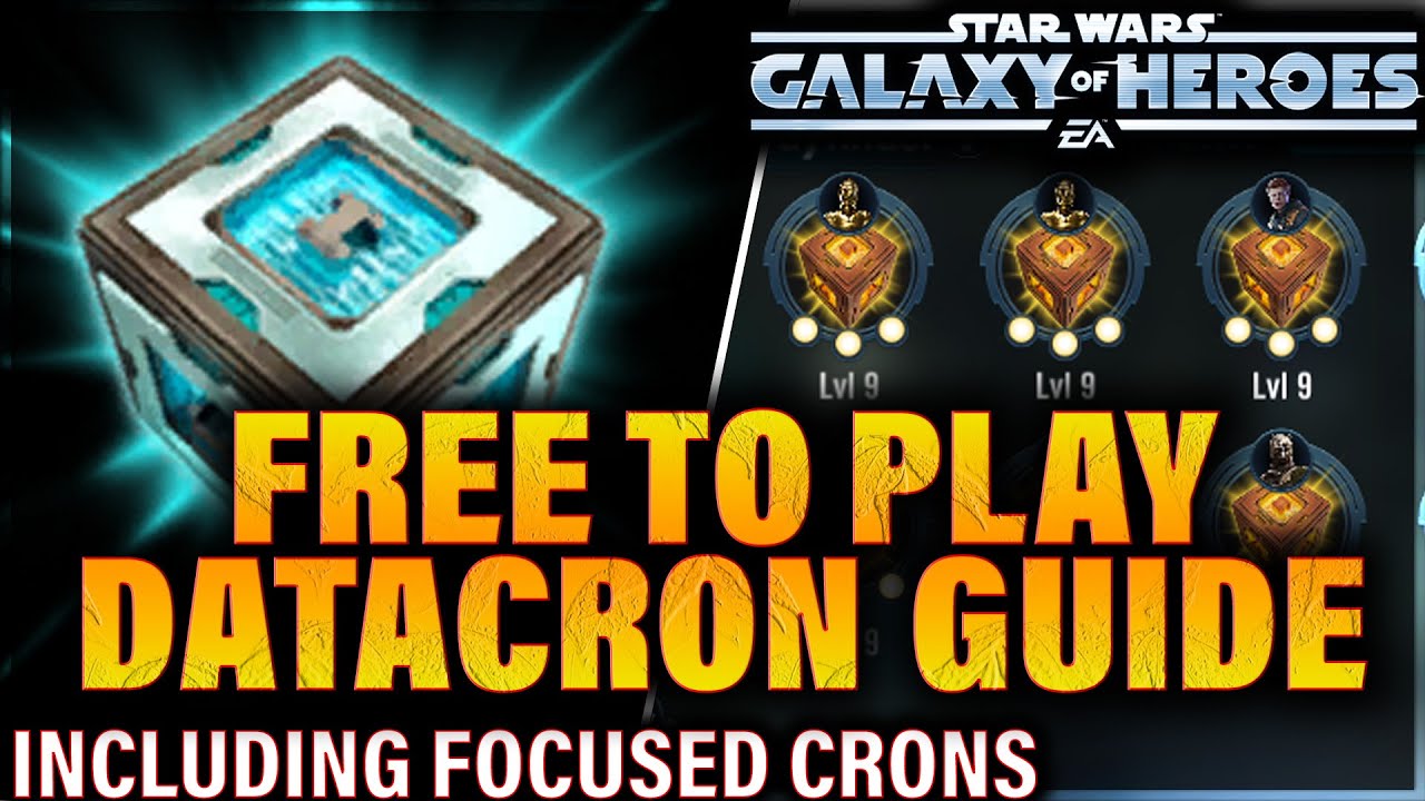 FREE TO PLAY DATACRON GUIDE, INCLUDING FOCUSED DATACRONS (April 2025) #swgoh #starwars #modding