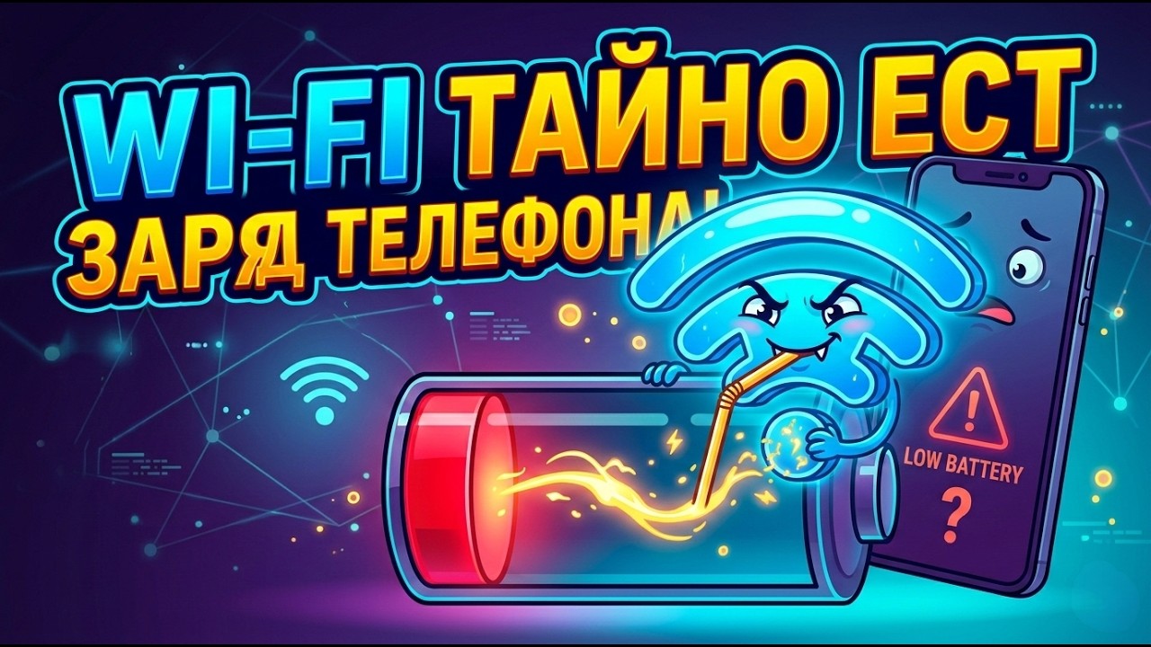 Твой Wi-Fi тайно ест заряд! Срочно отключи ЭТУ настройку в телефоне