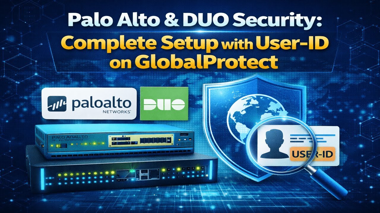 Palo Alto & DUO Security: Complete Setup with User-ID on GlobalProtect