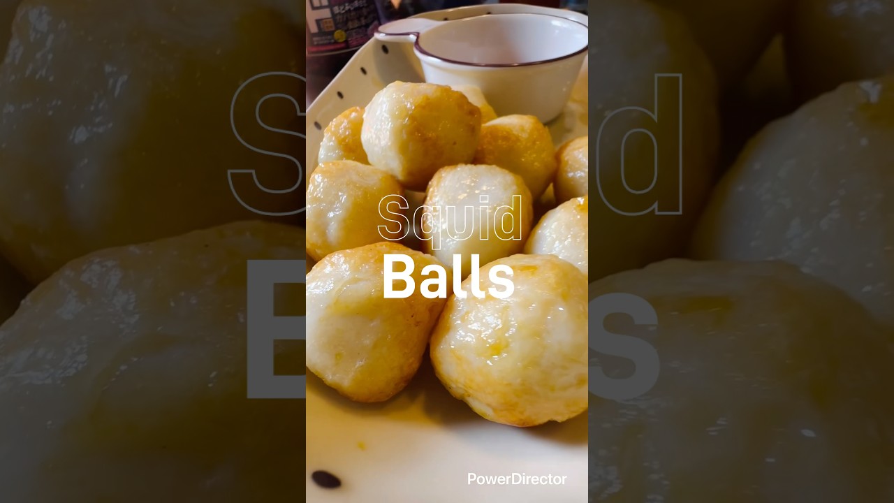 I found a squid balls in Japan and it’s good 