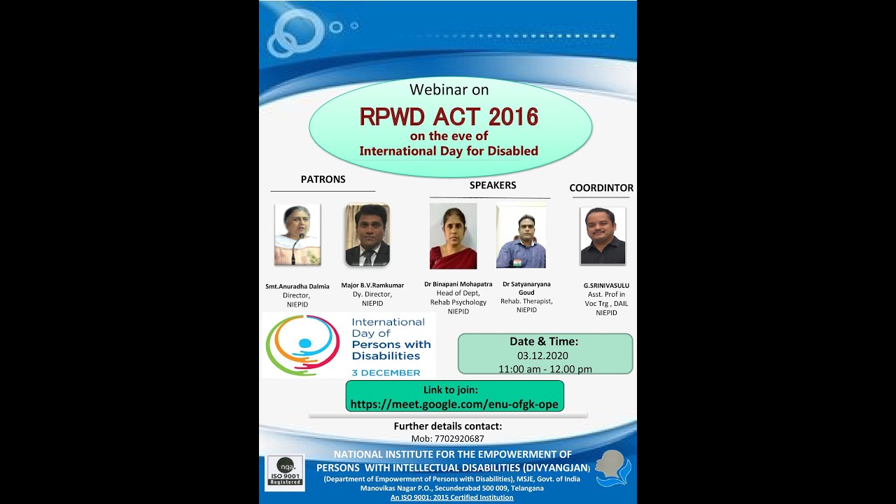 Webinar on 