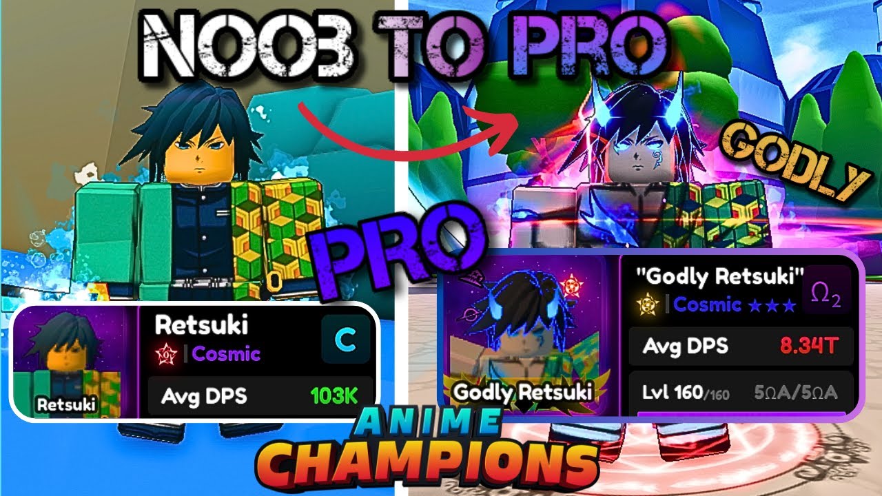🏆Noob Champion To Pro Champion🏆 V |  Anime Champions Simulator 🌌🚀