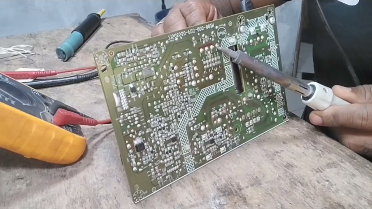 Conserto da placa fonte da TV Philips