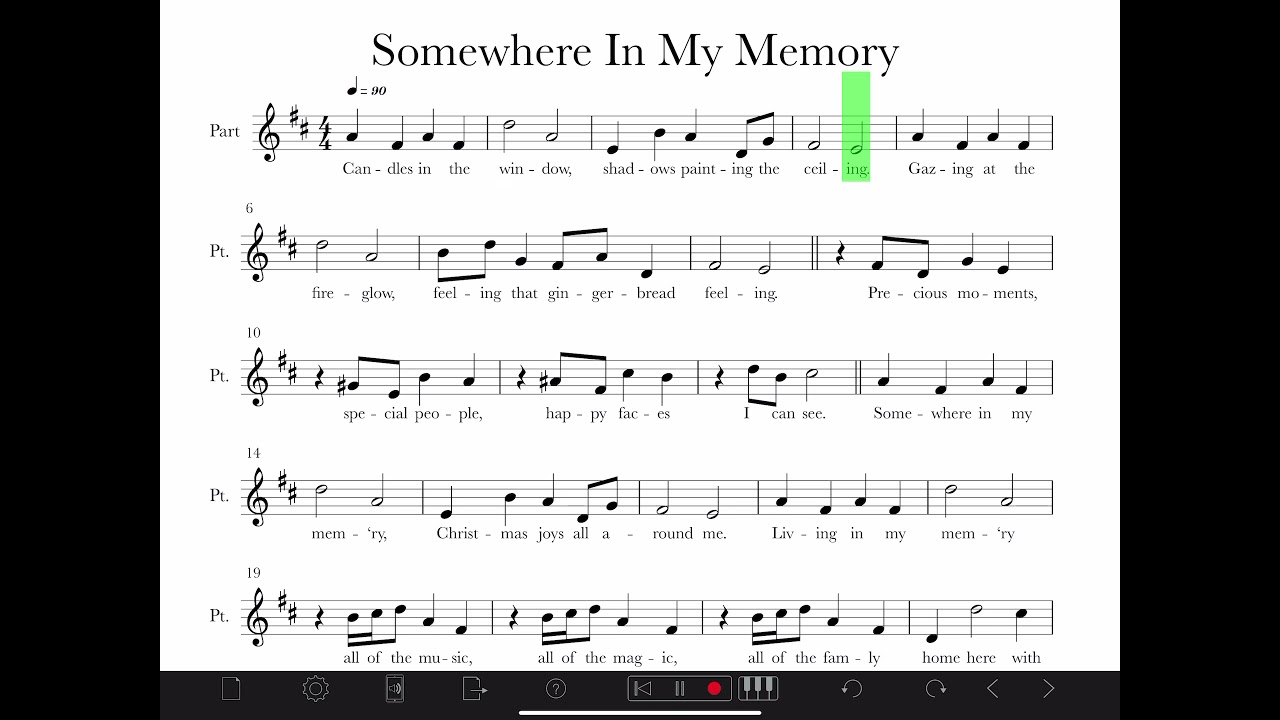 Somewhere in My Memory
