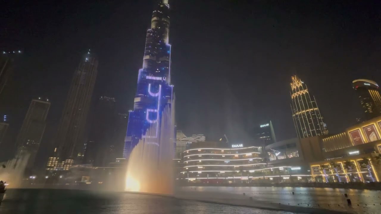 Dubai Fountains My Heart Will Go On Titanic Fan Made
