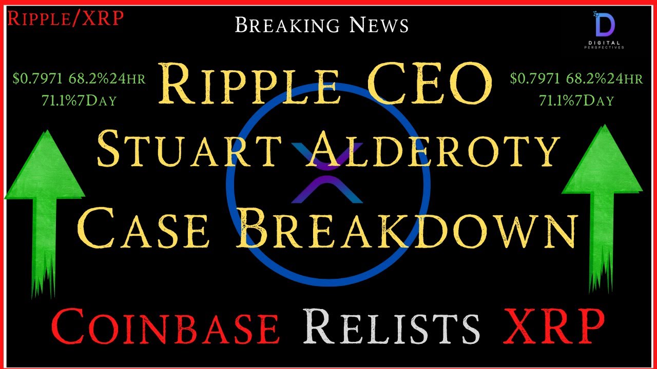 Ripple/XRP Ripple Wins-Brad Garlinghouse/Stuart Alderoty Breakdown Judges Ruling,Coinbase Relists
