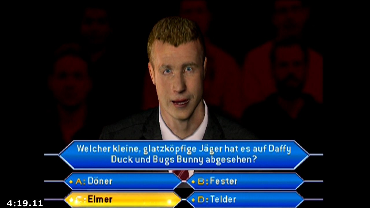 Who wants to be a Millionaire? 2nd Edition (Any% PS2 PAL/German) 12:34 [Old WR]