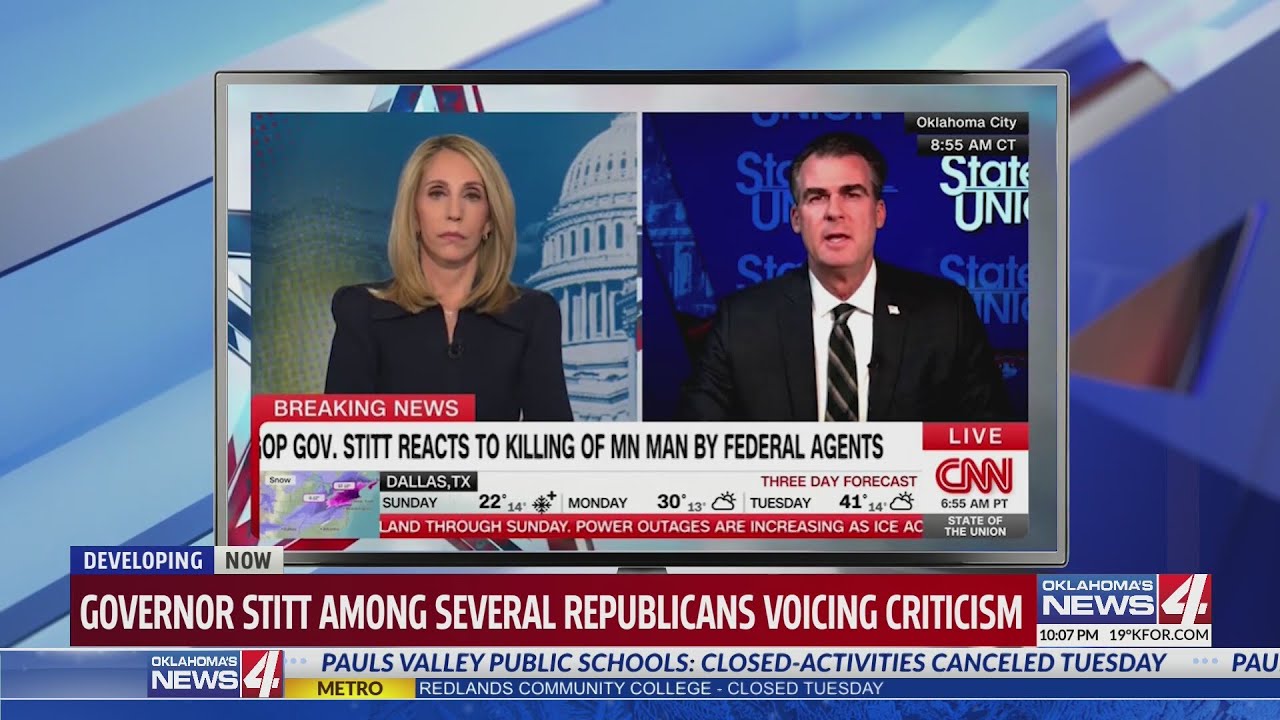 Governor Stitt among several republicans voicing criticism