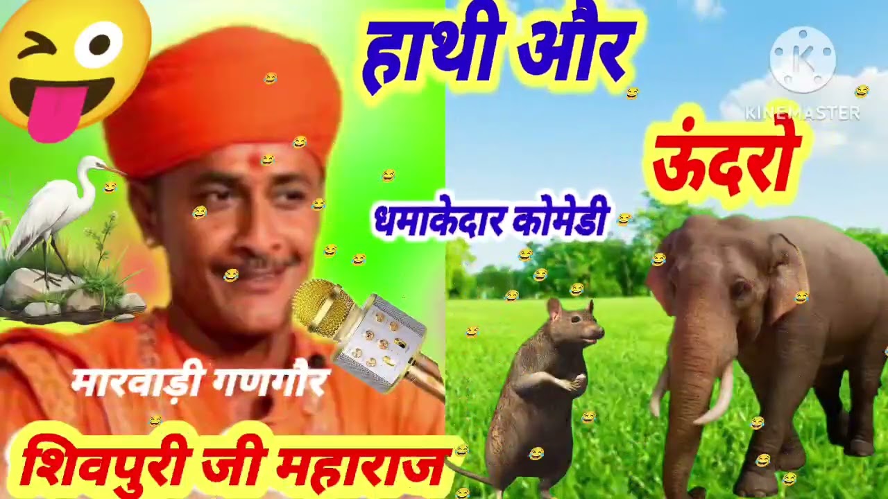 हाथी और ऊंदरा री बात धमाकेदार कोमेडी शिवपुरी जी महाराज 🚩🚩#comedy #comedyvideo #कोमडी #कोमेडी #viral 