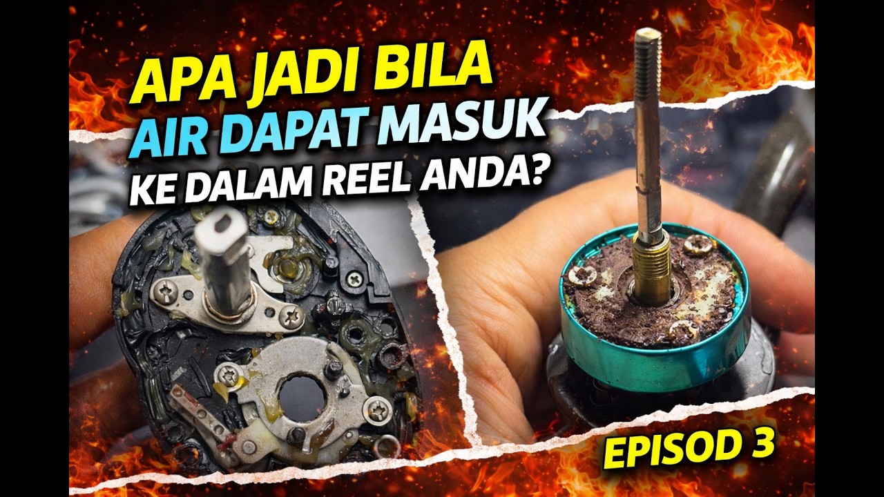 APA AKAN TERJADI BILA AIR DAPAT MASUK KE DALAM REEL KITA? EPISOD 3
