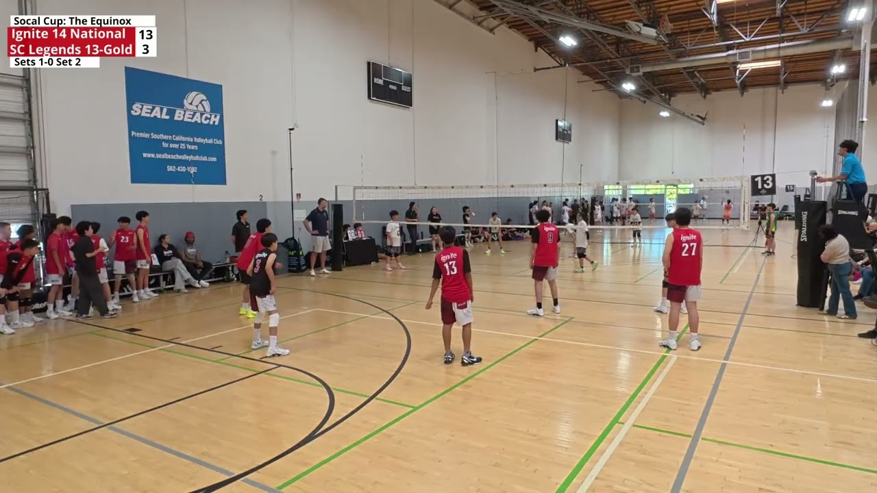 3.8.2026 Ignite 14 National vs SC Legends 13 Gold Won 2-0 Set 2 Won 25-14
