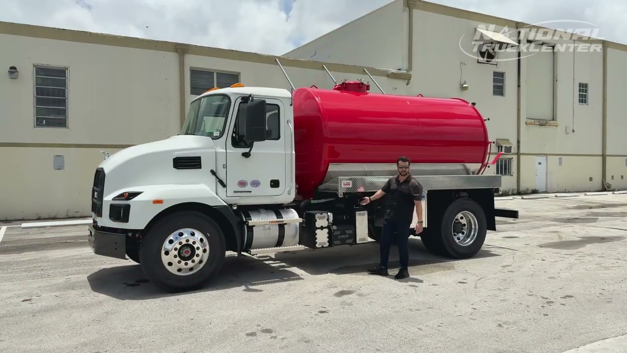 2025 Mack MD7 Septic Truck Walkaround | 2,500 Gallon Spartan Vacuum Build by National Truck Center