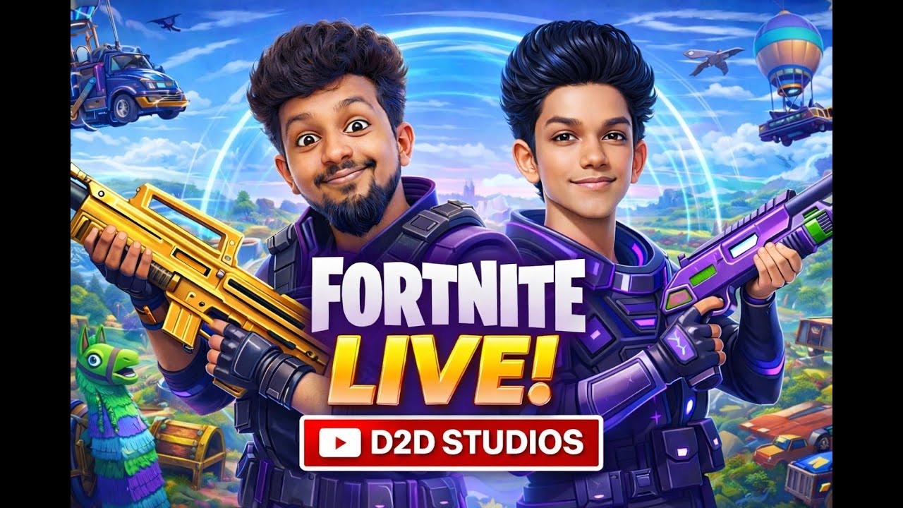 FORTNITE DUO | Live | D2D STUDIOS