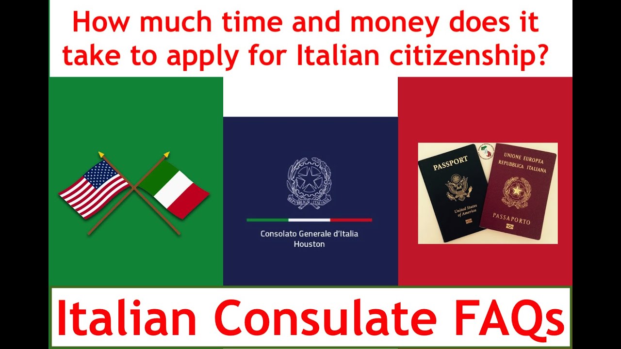 🇮🇹Italian Consulate FAQ-How much time and money does it take to apply for Italian citizenship? 🇮🇹