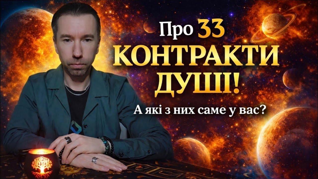 🕊 Про 33 КОНТРАКТИ ДУШІ❗️ А які з них саме у вас❓️