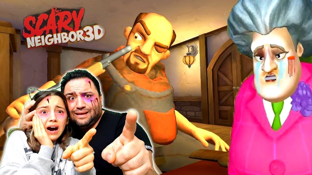Scary Teacher 3d Deli Öğretmenin Sevgilisine Fena Şaka Yaptık