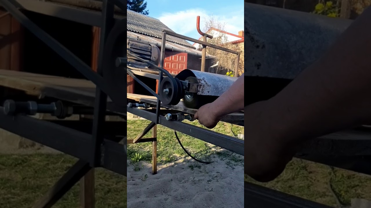 Szczotkowanie i postarzanie desek maszynowo