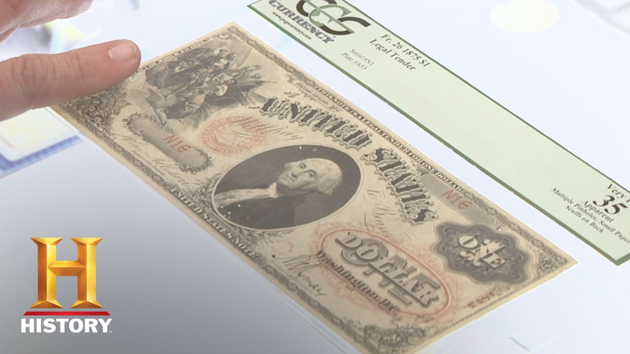 1875 $1 and 1883 $5 Bills (Season 6) | Pawn Stars