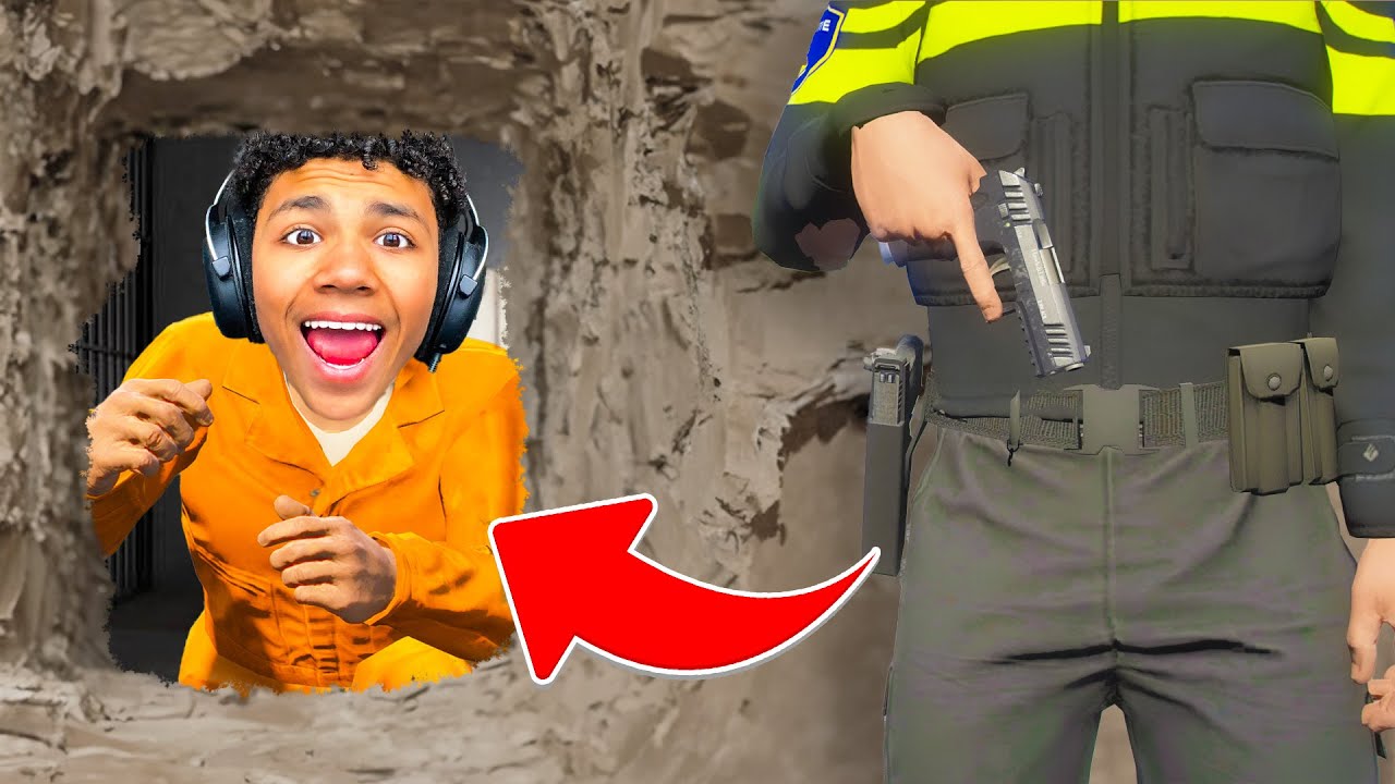 Ik Ontsnapte Uit De Gevangenis..?!😲 (GTA RP)