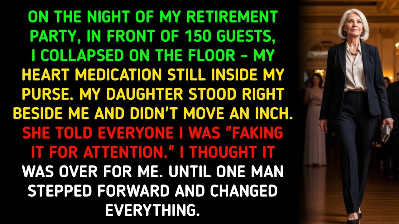 ON THE NIGHT OF MY RETIREMENT PARTY, IN FRONT OF 150 GUESTS, I COLLAPSED ON THE FLOOR - MY HEART