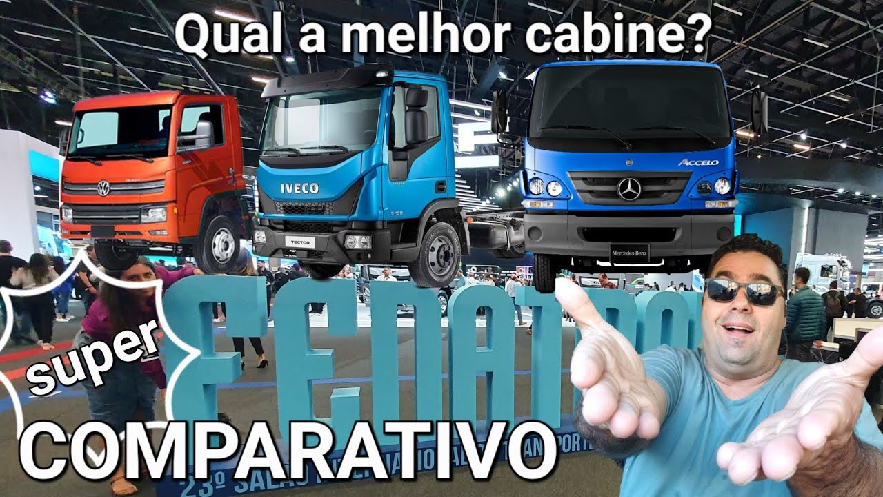 Tector × Accelo × Delivery comparativo de cabines