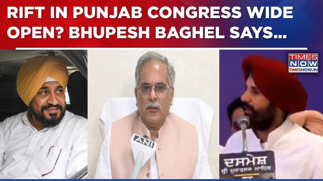 Rift In Punjab Congress? Bhupesh Baghel Says 'No CM Face Announced, All Will Contest Together'-WATCH