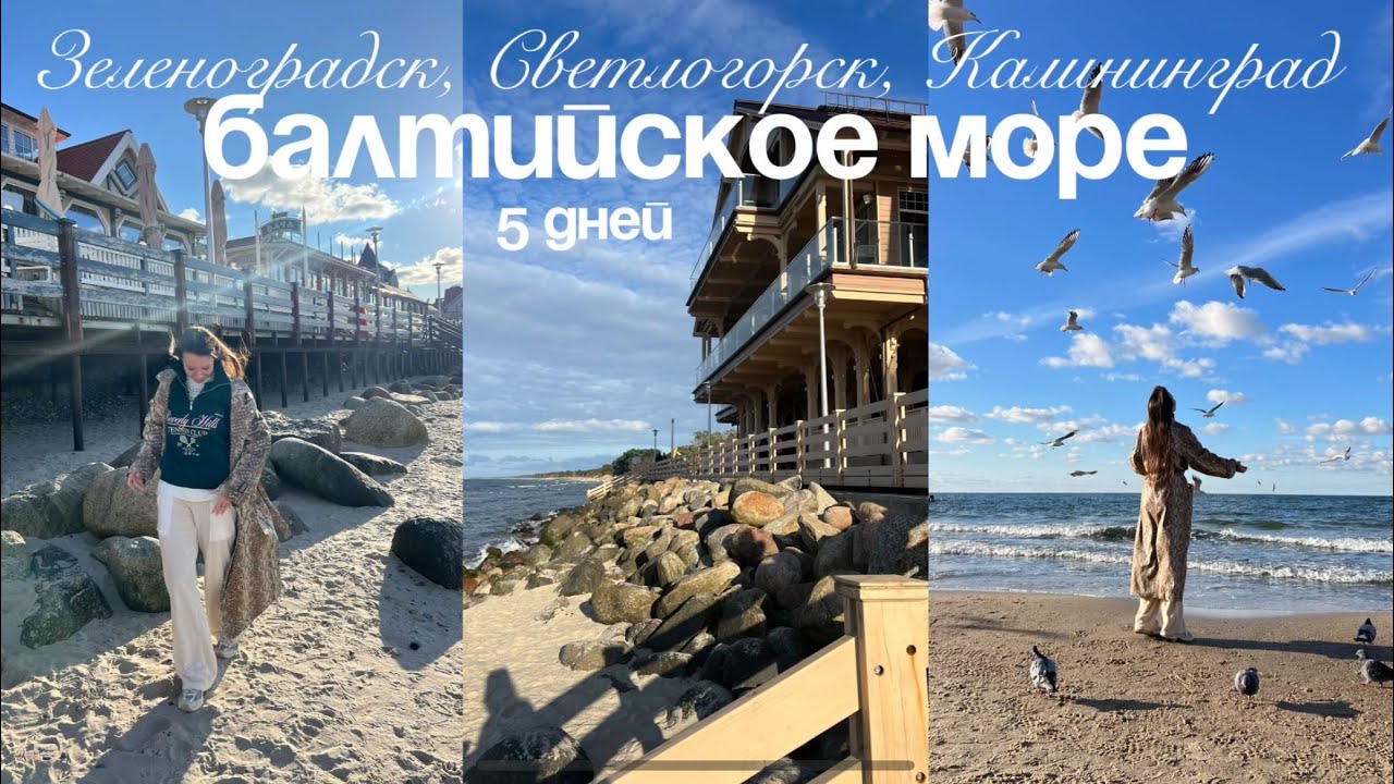 5 дней на БАЛТИЙСКОМ МОРЕ: Стоит ли ехать? | Зеленоградск, Светлогорск, Калининград | VLOG 3 