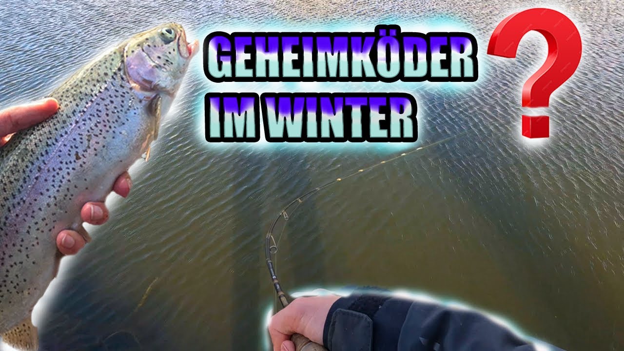 VERGESSENER WINTERKÖDER 💀 l Angeln am Forellensee l Fischzucht Moeller Harkenbleck l Forellenangeln