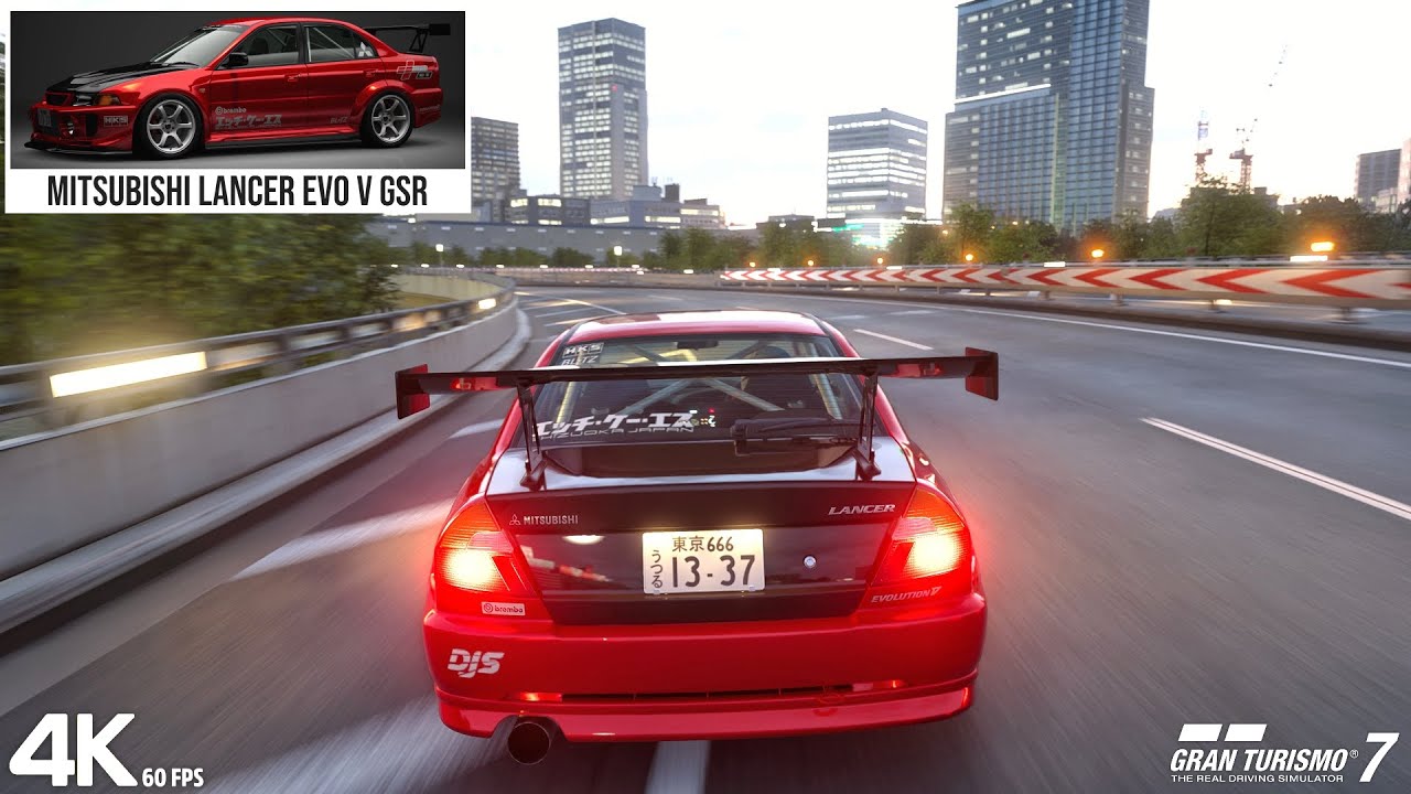 Gran Turismo 7 - Mitsubishi Evo V GSR Gameplay (Customization & Upgrades) 4K 60fps