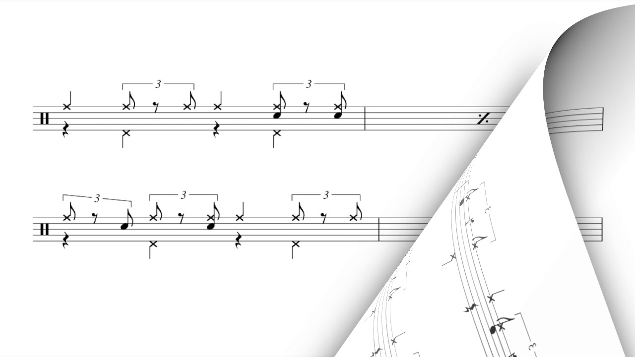 Jazz comping - INTERACTIVE Sight Reading Practice for Drums - PLAY ALONG EXERCISE