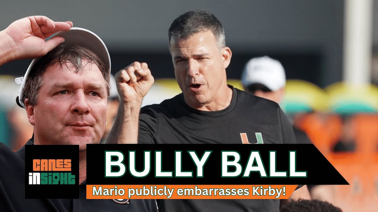 CanesInSight Daily: WAR OF WORDS! Mario Cristobal BULLIES Kirby Smart + big recruiting news