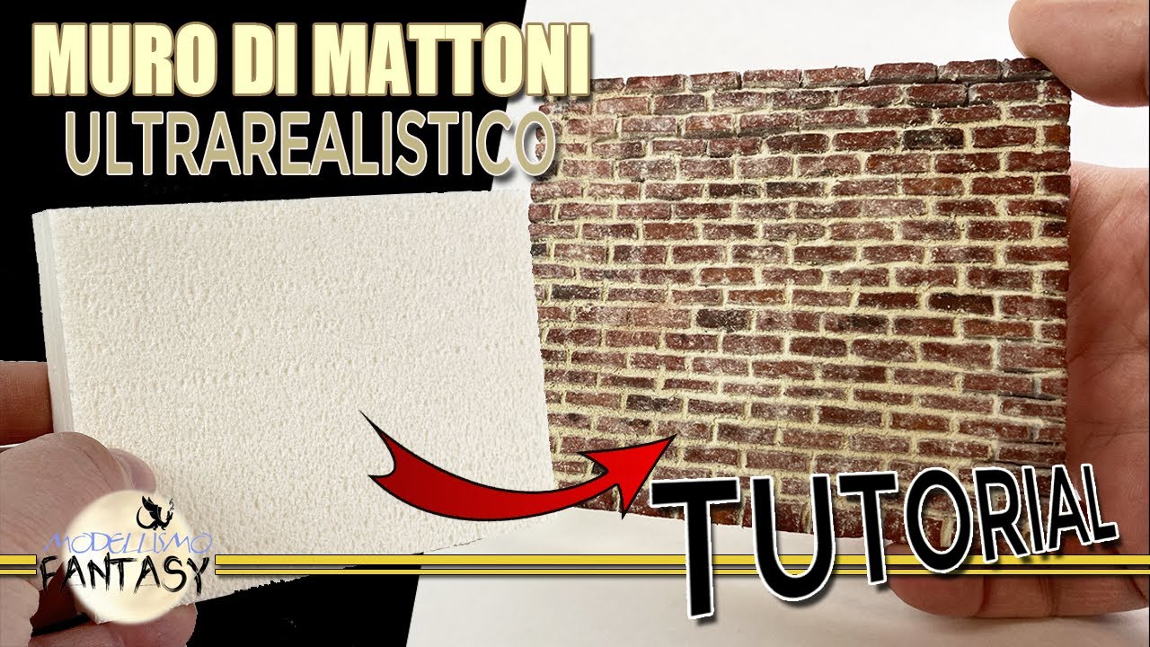 TUTORIAL Costruire un muro di mattoni in polistirene #68