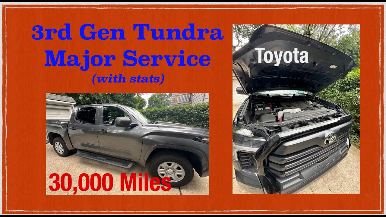 Toyota Tundra 30k Mile Major Service