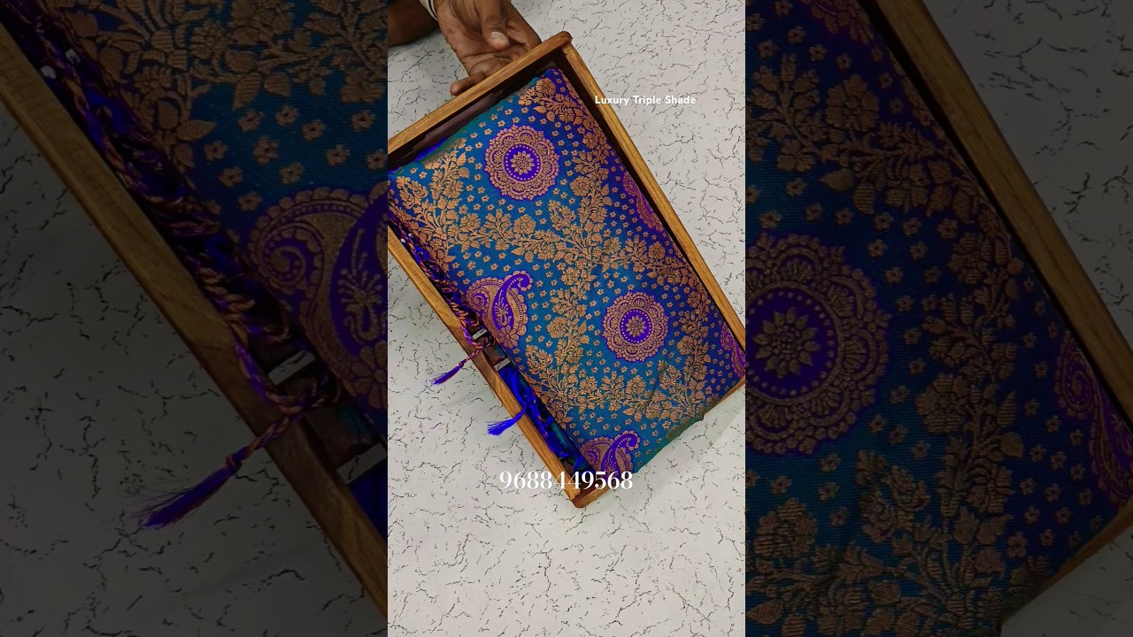 Luxury Triple Shade Pattu #saree #trending #handloom #pattusaree #tripleshade #pattusarees #reels