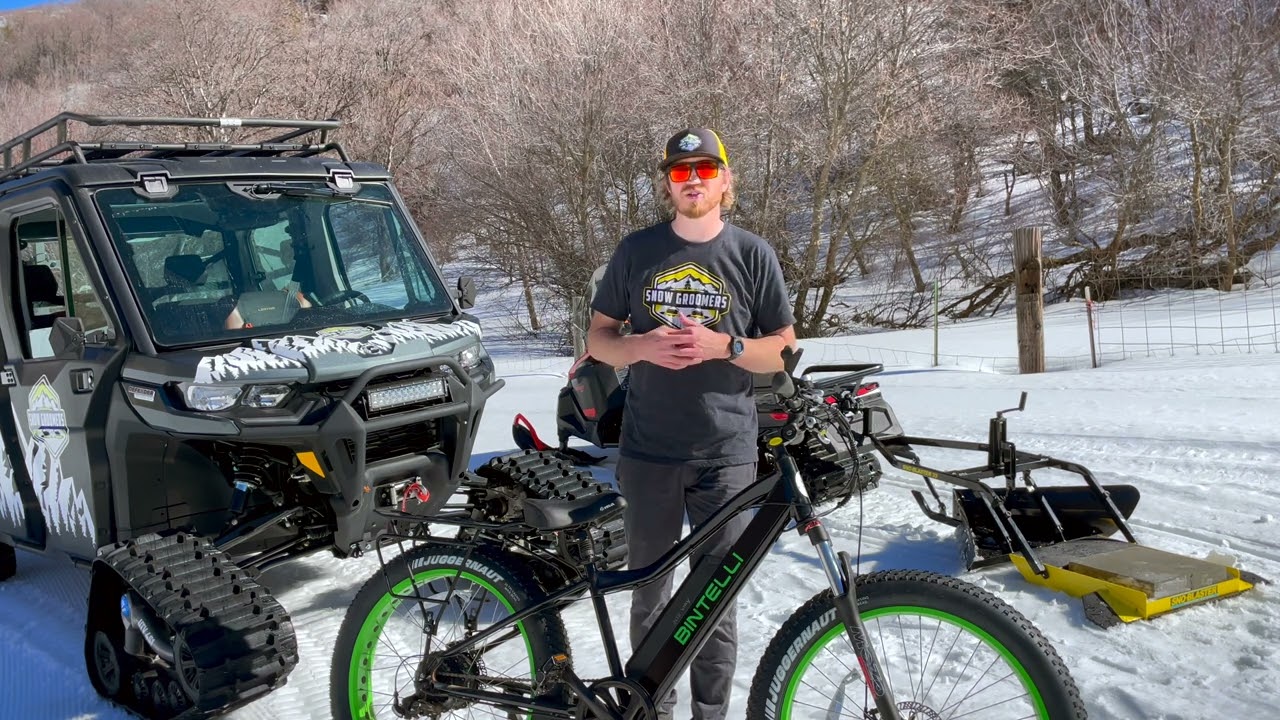 Fat Biking Trail snow groomer