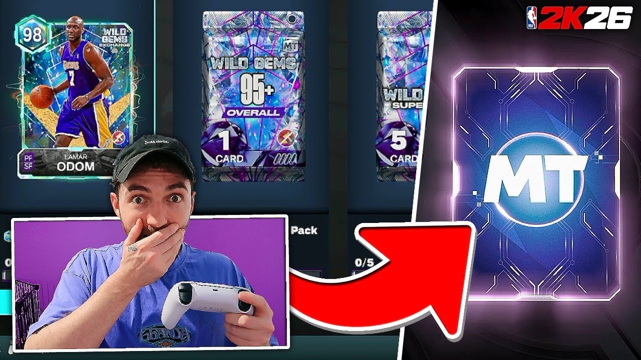 Я завершил обмен дикими самоцветами в режиме MyTEAM в NBA 2K26! 😳