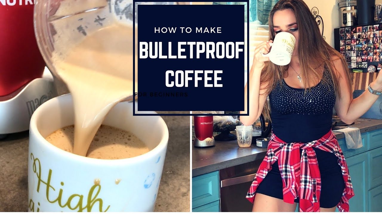 HOW TO MAKE BULLETPROOF COFFEE! Keto Coffee with Coconut Oil AND Butter!