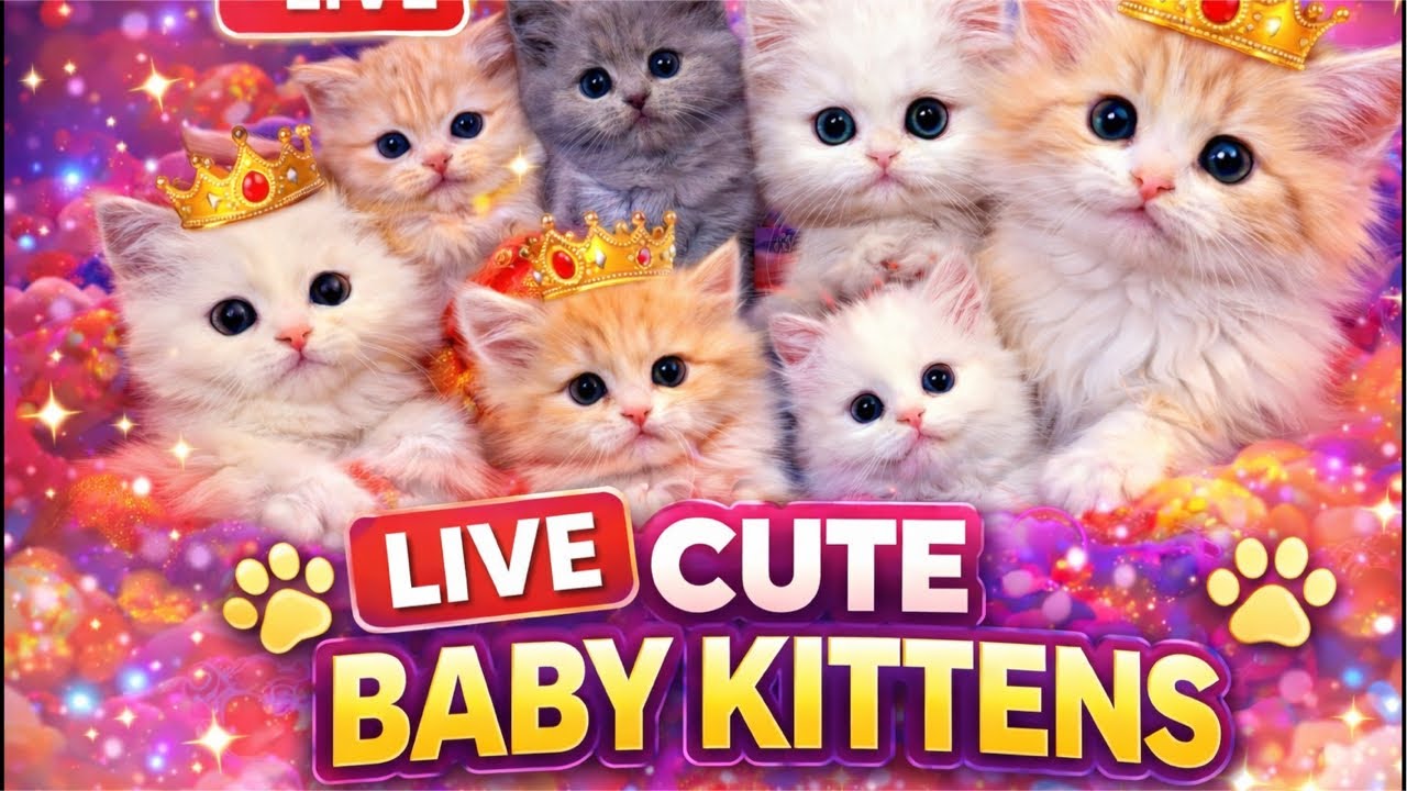 Cute kitten 🐾 Live[183] #cat#ytshorts #livestream #live #foryou #viralvideo #youtubeshorts#trending