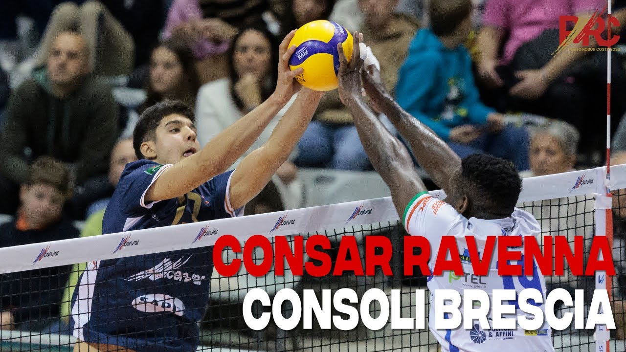 CONSAR RAVENNA - GRUPPO CONSOLI SFERC BRESCIA: 1 - 3