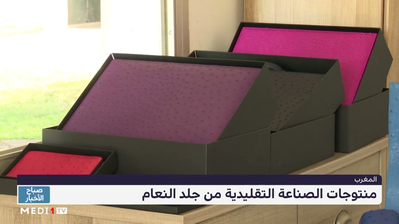روبورتاج .. منتوجات الصناعة التقليدية من جلد النعام