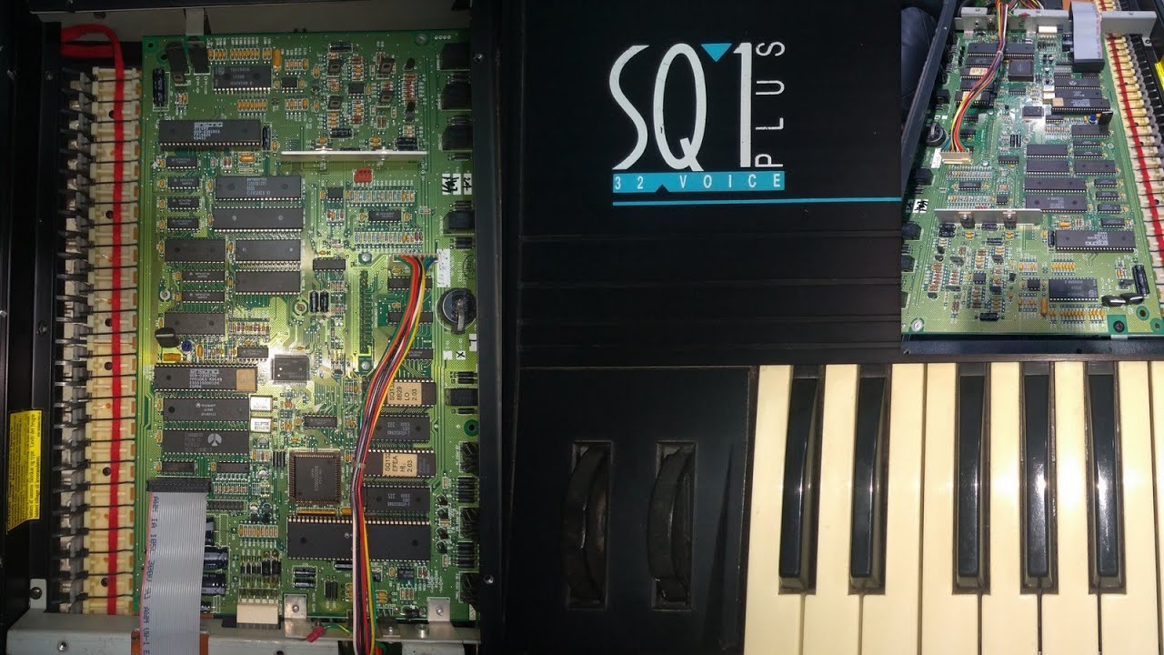 ENSONIQ SQ1 PLUS (INSIDE) by TIAGO MALLEN #ensoniq #vintagekeys