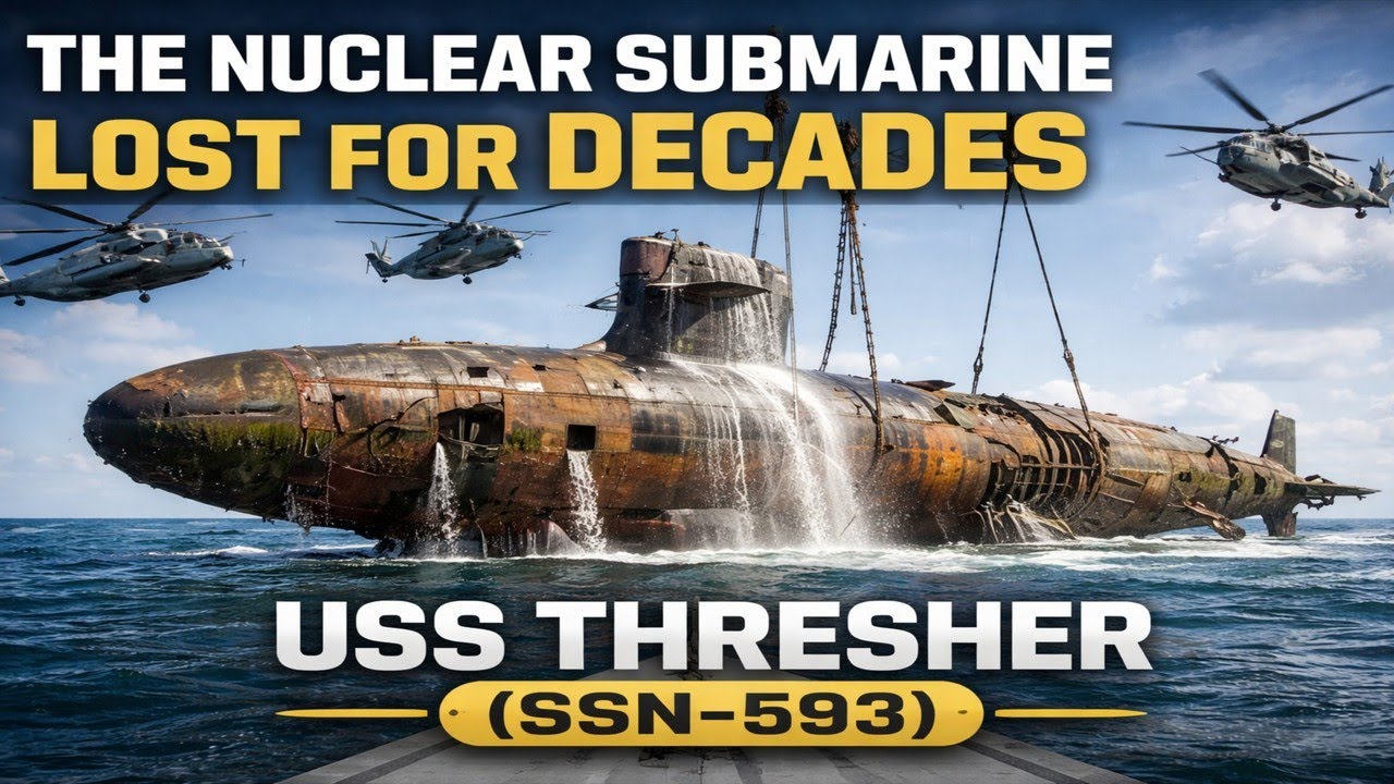 The Nuclear Submarine Lost for Decades Beneath the Ocean  USS Thresher SSN 593 Salvage & Restoration