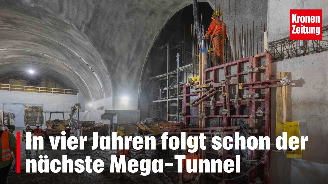 In vier Jahren folgt schon der n&auml;chste Mega-Tunnel | krone.tv NEWS