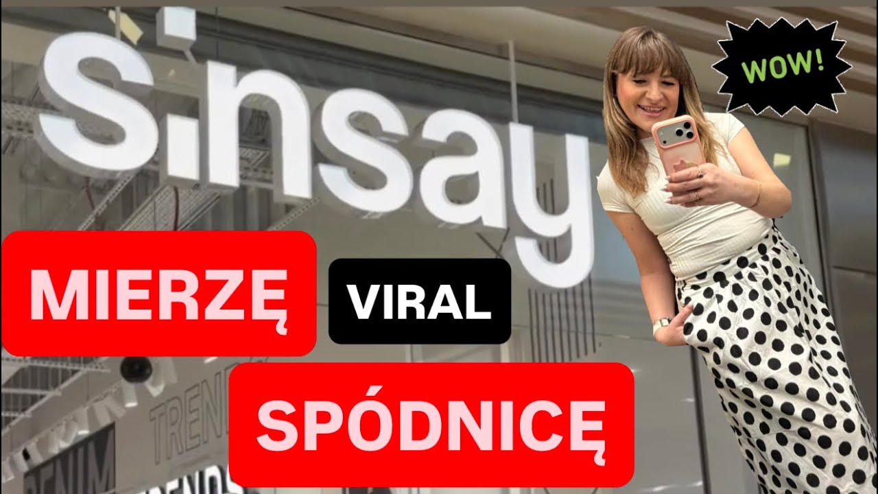 SINSAY🔥ta SP&Oacute;DNICA jest BAJECZNA🔥mierzymy hit internetu🔥przegląd nowości🔥