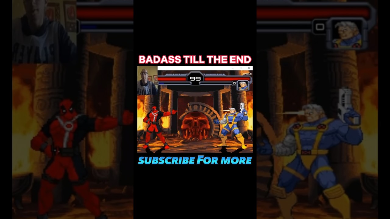 Deadpool vs Cable SUPER EPIC FIGHT!! Marvel Battles Tribute #shorts #mugen #mugenfights
